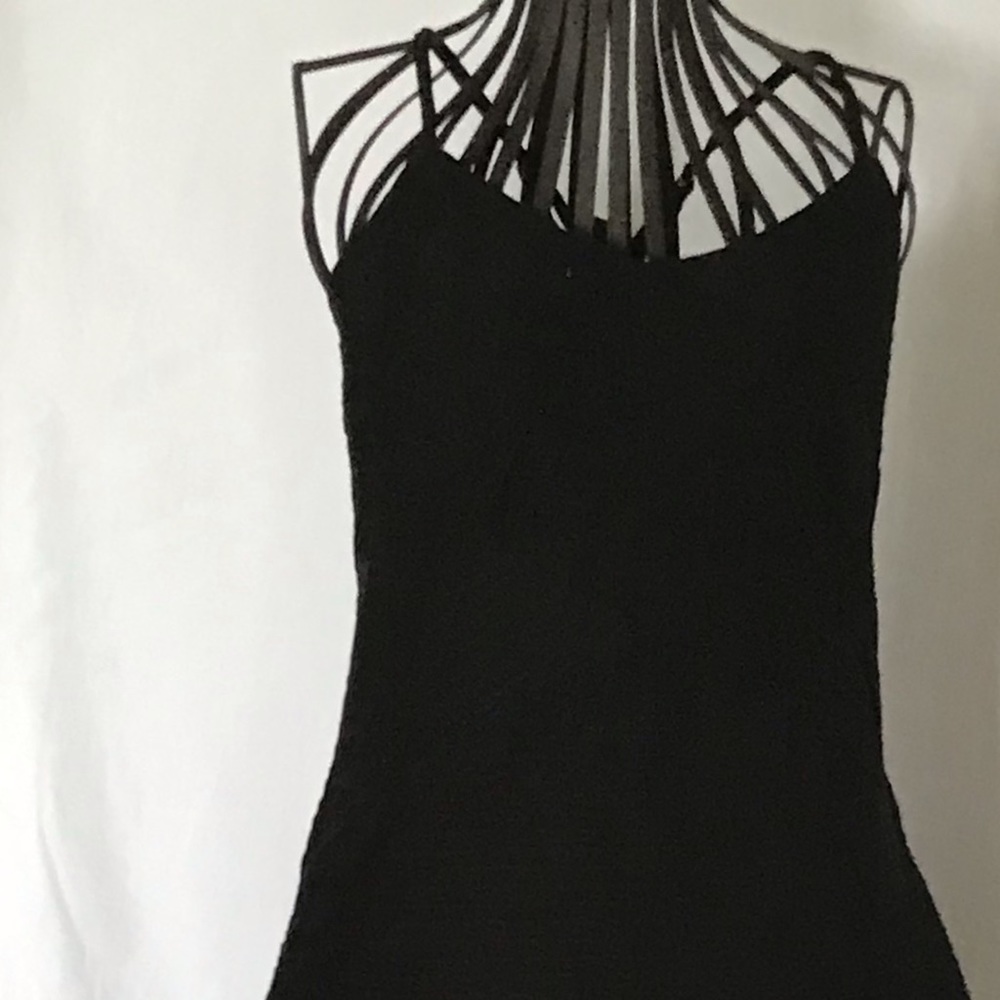 Black Ribbed Dress